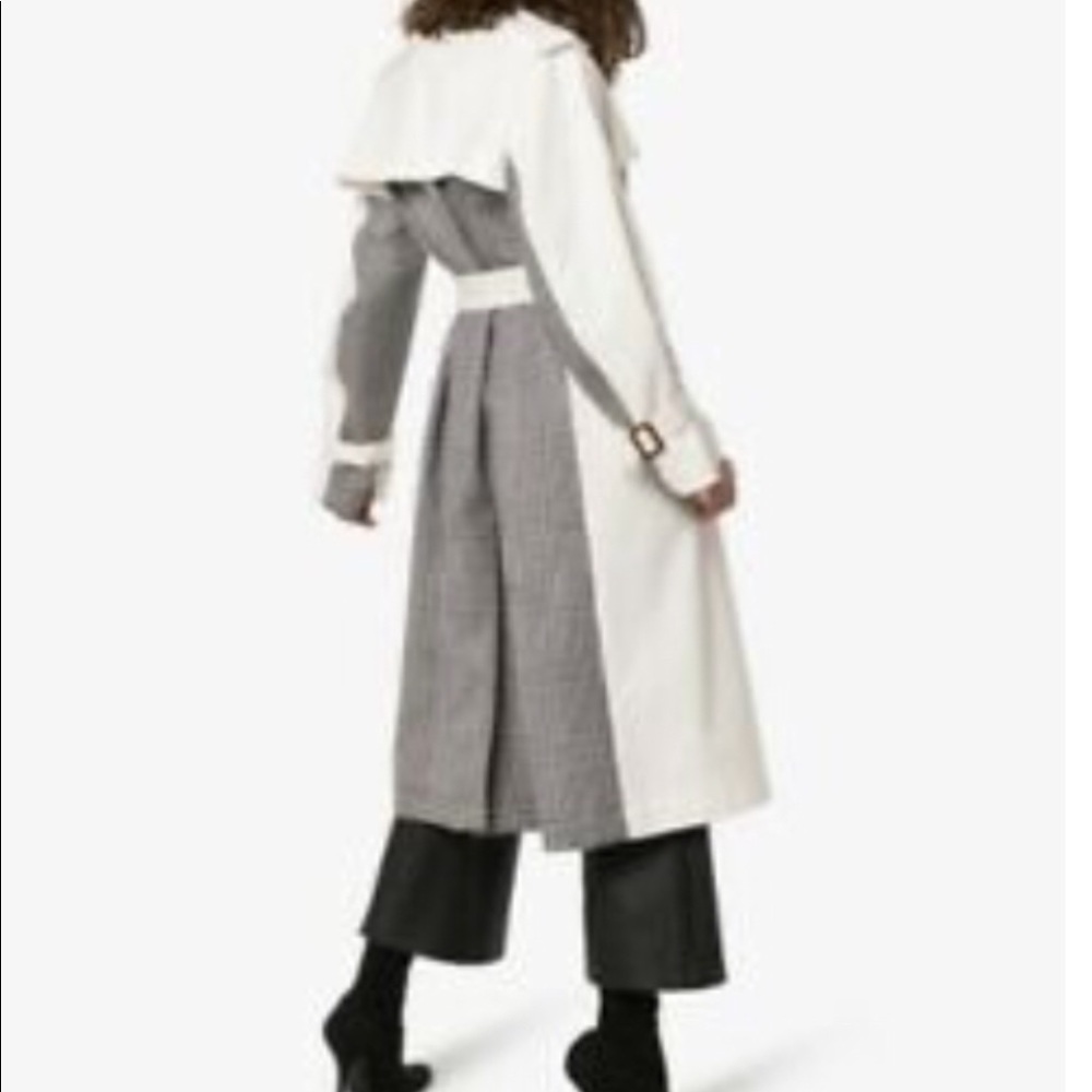 New Alexander McQueen PANEL PLAID TRENCH COAT w/tags!!!